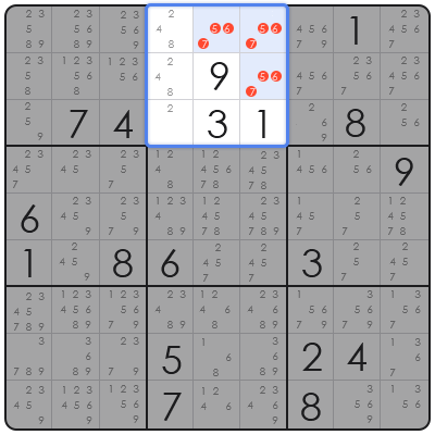 killer sudoku combos